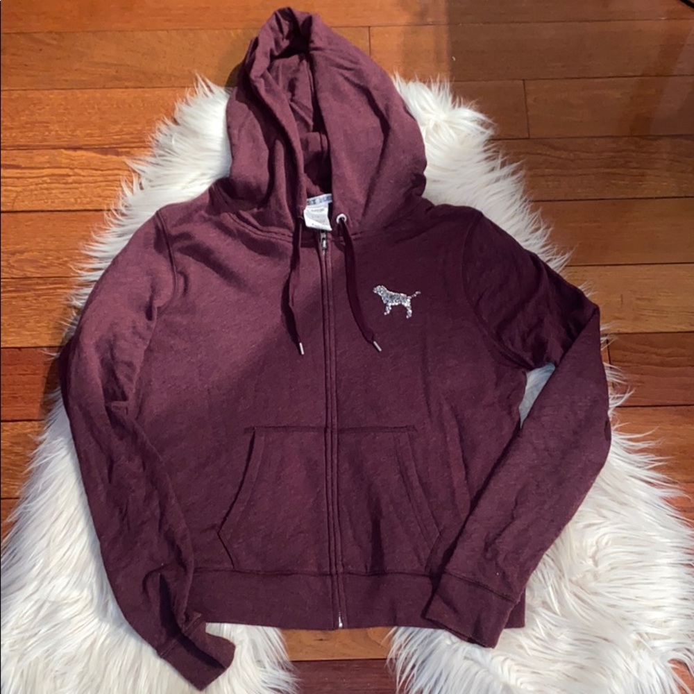 Victoria’s Secret Pink front zip hood